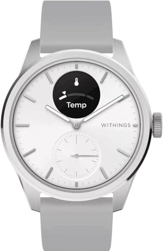 Image of WITHINGS ScanWatch 2 - Hybrid Smart Watch, Heart Rate Monitoring, Fitness Tracker, Cycle Tracker, Sleep Monitoring, GPS Tracker, 30-Day Battery Life, Android & Apple Compatible, HSA /FSA