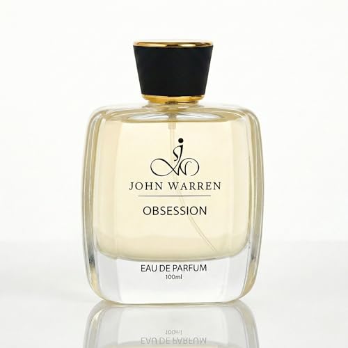 Image of JOHN WARREN OBSESSION Luxury Perfume For Men, Long-Lasting Eau De Parfum with Bergamot, Pineapple,Moroccan Jasmine and Musk, Fresh & Strong Everyday Fragrance-100 ml