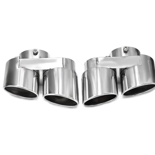 Embouts en fibre de carbone noirs pour échappement BMW X5 G05 2019-2024