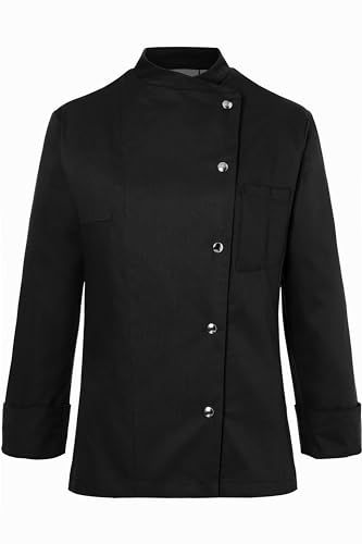 Karlowsky Weiblich Larissa Kochjacke, Schwarz (Jf3-01), 38