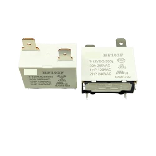 Relay HF102F T-12VDC commuteur 20A haute performance compatible tension continue 12V