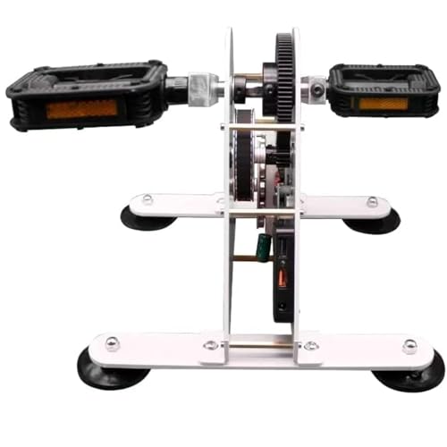 Generatore di pedali portatile 100W Cyclette da esercizio con doppia USB uscita Compact Fitness Caricabatterie da ciclismo per campeggio Hiking Esercitazione Alimentazione a basso rumore Silenzio oper