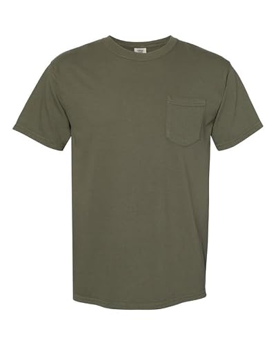Comfort Colors Men's Adult Ringspun Short Sleeve Pocket Style T Shirt (6030) Sage