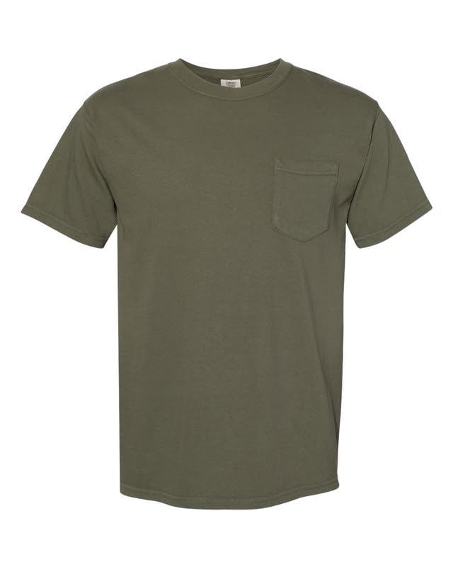 Image of Comfort Colors Men's Adult Short Sleeve Pocket T-Shirt (6030) Sage