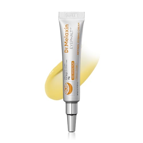 Dr.Melaxin Retinol Eyebag Cream for Puffiness Dark Circles & Fine Lines Wrinkle EGF Anti-Aging Under Eye Moisturizer with Niacinamide&Ceramide Makeup friendly korean skin care