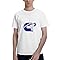 Kieldeks Summer Top Cummings Logo T-Shirt for Men Short Sleeve Tee White
