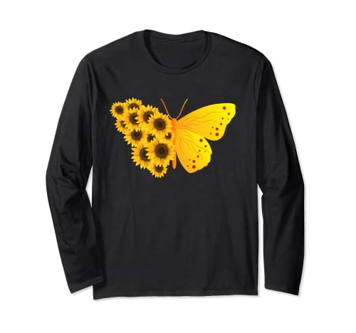 Farfalla Girasole Maglia a Manica
