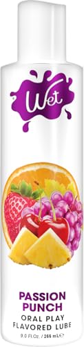 Image of Wet Passion Punch Edible Lube, Condom Safe, Sugar-Free, 9 Fl Oz