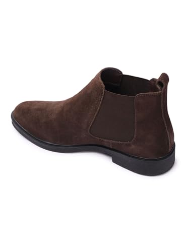 Image of Carlton London Men's Chelsea Slip-On Round Toe Comfortable Boot