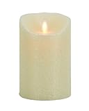 Mystique Flameless Candle, 5-Inch, Ivory Glimmer