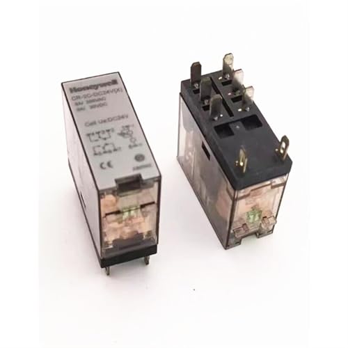 Relais CR-2C-DC24V (X) 24V DC 8 broches pour circuits imprimés - Lot de 5 pièces