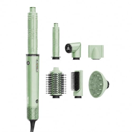 7MAGIC 7-in-1 Air Multi-Styler & Hair Dryer Brush with Auto-Wrap Curlers