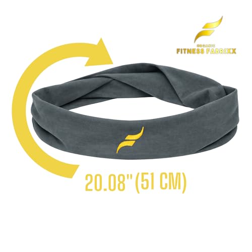 Image of Organic Fitness Fabrixx - Premium Gym Headband Made with Organic Cotton, Sweatband Headband with a Stylish Twist for Men and Women