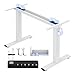 FLEXISPOT E1 Pro Escritorio Elevable Eléctrico con 2 Motores y 2 Patas Escritorio Ajustable en Altura de Acero con 4 Funciones de Memoria Standing Desk, Carga de 100kg(Marco en Blanco)