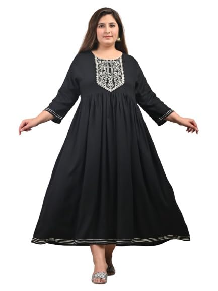 swasti Women Embroidered, Embellished, Solid Gown-picture-32