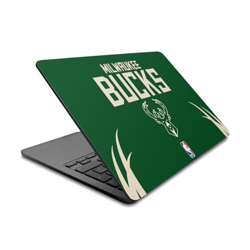 Couverture vinyle MacBook Air 13.6 A3113 anti trace de doigts noir NBA Bucks