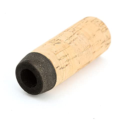 Teamwill 1 Set Composite Cork Spinning Fishing Rod Handle Split Handle Grips Replacement Parts #TOP4