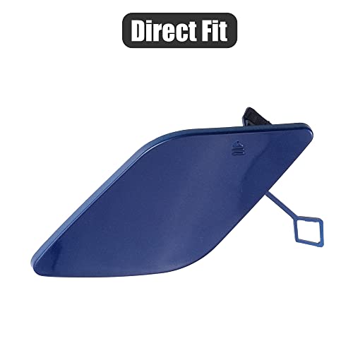 Acropix Front Right Bumper Tow Hook Cover Towing Eye Cap Fit For Mercedes Benz E-Class W212 - Pack Of 1 Blue #TOP5