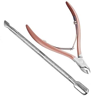 Cuticle Trimmer Cuticle Nipper Cuticle Pusher Professional Grade Stainless Steel Cuticle Remover