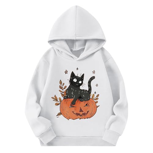 Oversized Hoodies for Teen Girls Cute Graphic Y2K Hooded Sweatshirts Trendy Long Sleeve Pullover Tops 3-14 Years