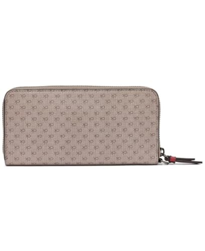 Image of Calvin Klein Women's Key Item Saffiano Continental Zip Around Wallet With Wristlet Strap
