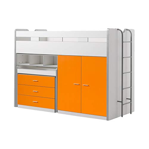 Vipack Lit mezzanine Bonny 90 x 200 cm Orange Cover