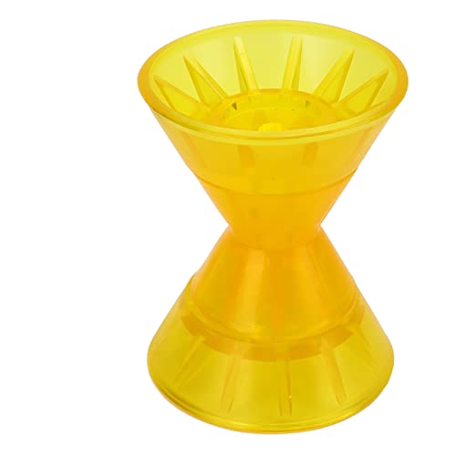 Rouleau d'arc jaune universel Walmeck en PVC en 3 parties pour remorque de bateau