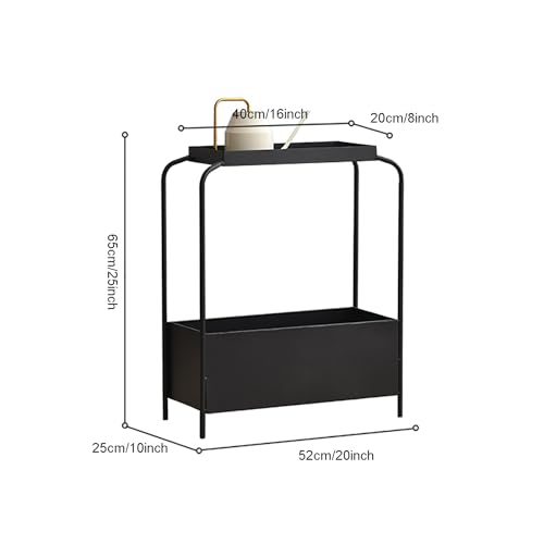 Table basse compacte pour salon étroit avec double rangement