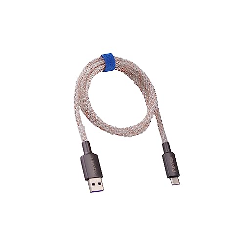 PlayVital ps5コントローラーに対応用2Mイルミネーション充電ケーブル、ゲームパッド用USBタイプC充電コード、Xbox Core/Elite Series 2 / Switch Proコントローラー用ユニバーサルLEDライトアップデータコード