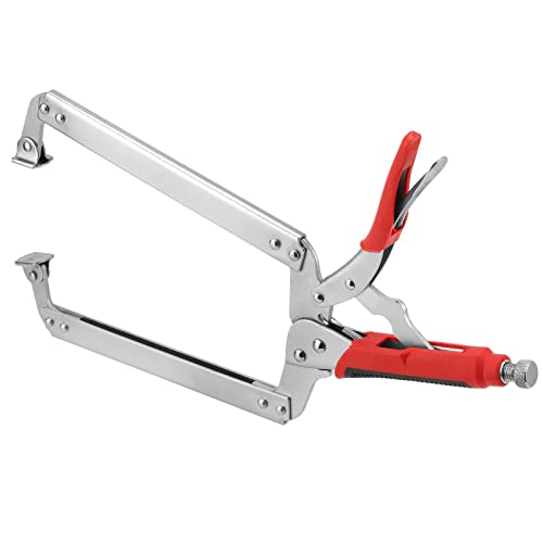 image for PINGEUI 4 PCS 18 Inch C Clamp Locking Pliers, Heavy Duty C Clamps with