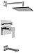 Graff G-7290-LM38S-SN - Contemporary Pressure Balancing Shower Set (Rough & Trim) - Steelnox