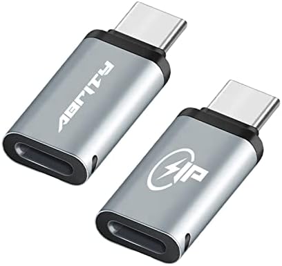 USB C to USB Adaptor 2Pack, USB C Charger Cable Adapter,USB C Plug,Connect Cable (see e.g., in description below) to devices with USB C Port like Tablet,Smartphone Macbook Pro Air