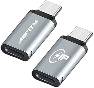 USB C to USB Adaptor 2Pack, USB C Charger Cable Adapter,USB C Plug,Connect Cable (see e.g., in description below) to devices with USB C Port like Tablet,Smartphone Macbook Pro Air