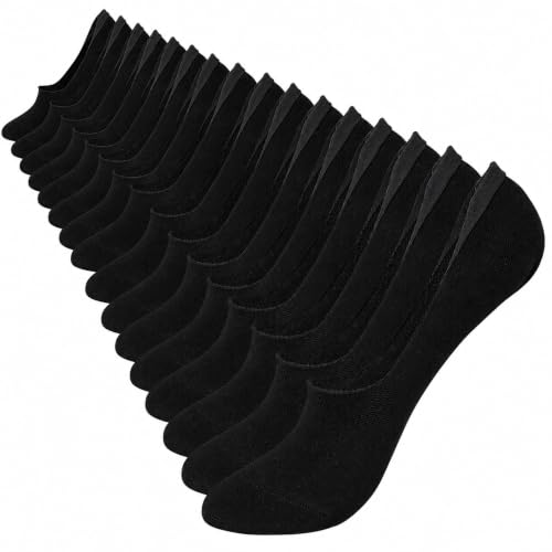 Image of YEJIMONG Cotton No Show Socks for Women, 8 Pairs, Sizes 5-10