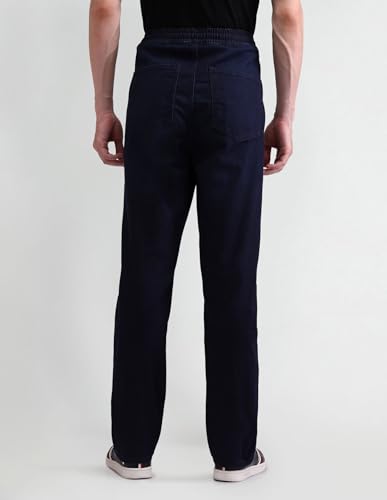 Image of U.S. POLO ASSN. Mens Dark Wash Jogger (UDJOGO0110 Blue 30)