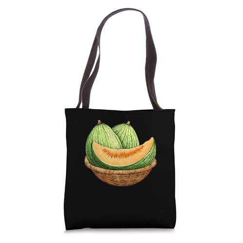 Honeydew Melon In A Basket Tote Bag