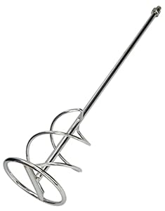 KOTARBAU® Mörtelrührer Spiralmischer 140 mm mit M14 Gewinde für Zement Putz Gips Farben Rührkorb Wendelrührer Rondenrührer Farbrührer Rührquirl Gipsrührer