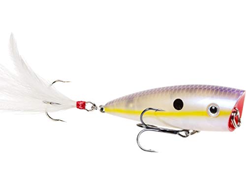 Strike King KVD Splash Jr Fishing Lure, Topwater Popper, Chartreuse Shad