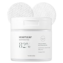 Heartleaf Soothing Moisture Pad - Enriched with 80% Low-Temperature Extracted Heartleaf & Niacinamide for Acne Control - Zinc PCA, Quercitrin for Sensitivity Relief, 70 pads