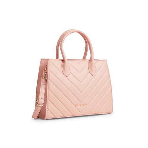 Image of Caprese Riko Medium Satchel Bag for Women with Adjustable & Detachable Strap|Versatile Shoulder,Crossbody & Handheld Bag for Work, Travel,Everyday Use,with Multiple Compartments