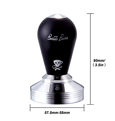 Diguo 58Mm Espresso Coffee Tamper Flat Based Espresso Tamper For 58Mm Portafilter Basket Hefty 18/8 Stainless Steel Flat Base Tamper Top Grade #TOP3