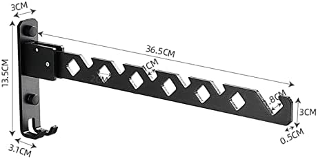 Foldable Portable Space Saving Clothes Drying Rack, Wall Mounted Clothes Rack, Clothes Drying Racks Outdoor,for Drying Cap, Face Mask, Socks, Towels, Underwear, Diapers