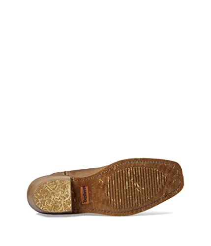Image of Laredo Mens Nico Embroidered Square Toe Pull On Casual Boots Mid Calf - Brown