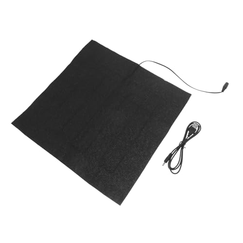 Hemoton Heated Pet Mat for Winter USB Reptile Heating Pad Durable Bite Cushion for Pets for Elderly and Pregnant Animals Comfortable Year Use