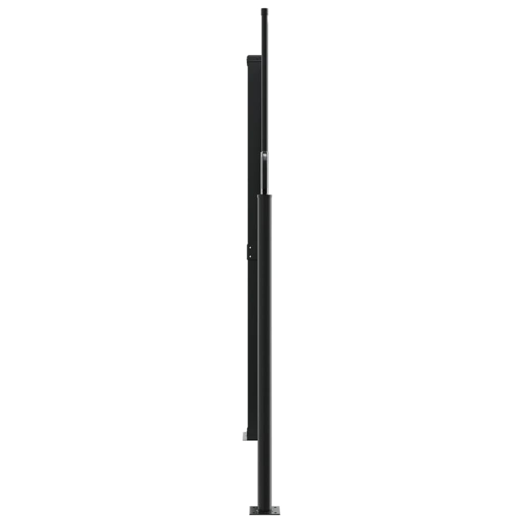 Festnight Doppelseitenmarkise 180x1000 cm Seitenmarkise Ausziehbar Doppel Seitenmarkise Sichtschutz Garten Sonnenschutz Windschutz Terrasse Markise Balkon Sonnenmarkise
