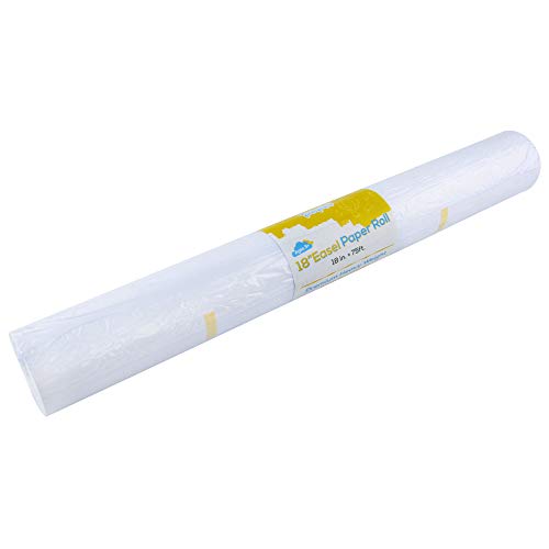 Essential Easel Paper Roll 18 Inches X 75 Feet, Kids Crafts Paper, Fadeless Bulletin Board Paper, Gift Wrapping Paper (1 Roll -18 X75 Feet) #TOP17