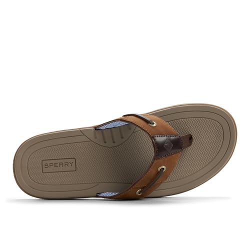 Image of Sperry Men's Baitfish Leather Flip Flop Sandal