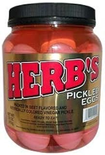 Herb's Pickled Eggs 1/2 Gallon 32 oz