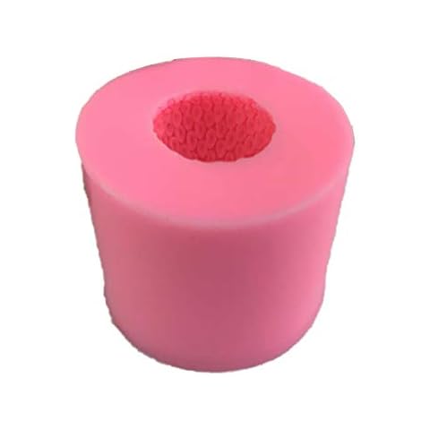 haoyuestory Candle Mould, 3D Strawberry Scented Candle Mould, Silicone Clay Soap Mould, Candles Mould, DIY Mousse Chocolate Fondant Mould Baking Tool, Beautiful Home Party Decor Cover