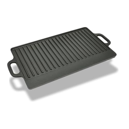 Vidaxl Piastra In Ghisa Reversibile Per Bbq E Pizza Accessori Cucina Teglia